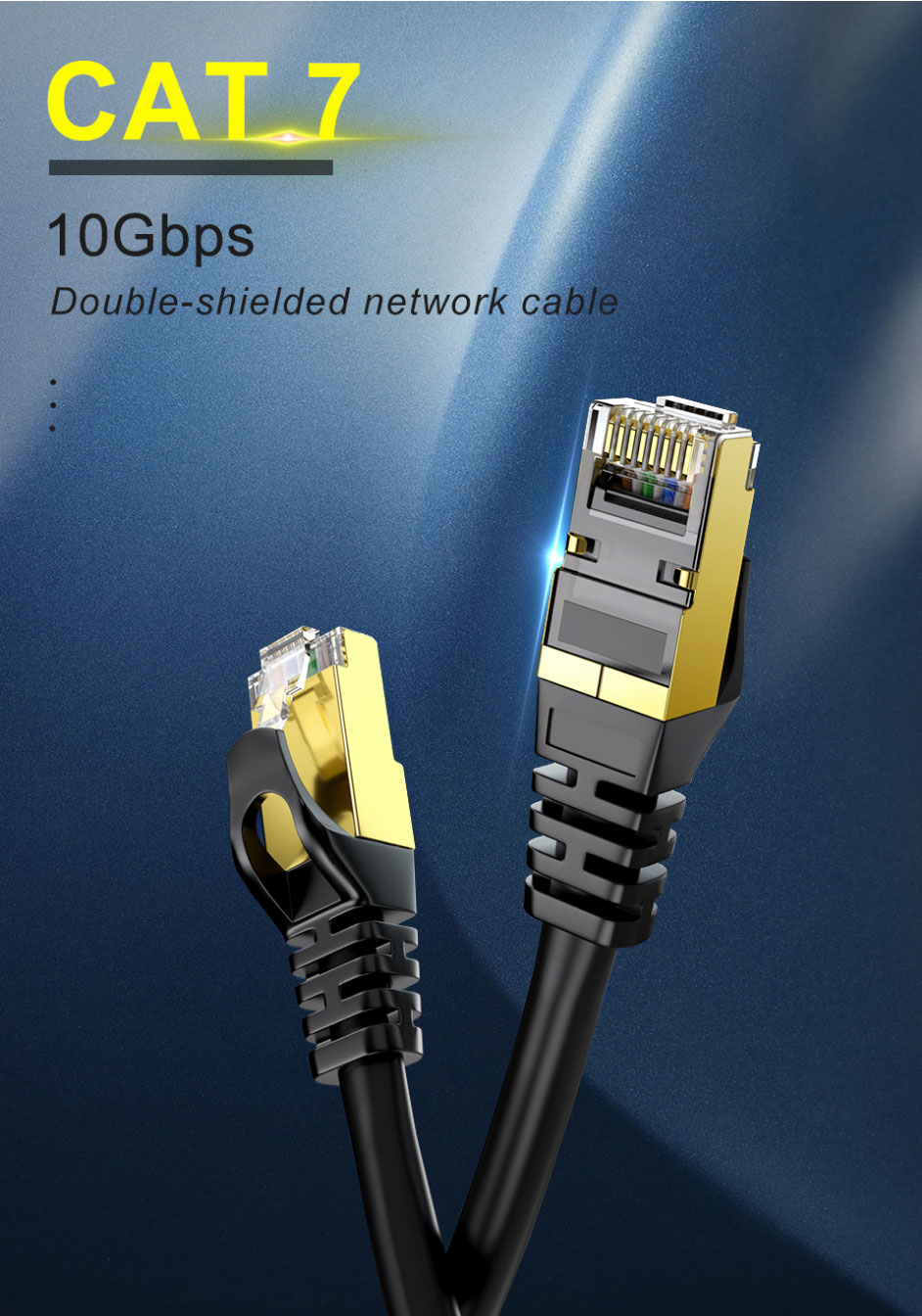 CAT7 Ethernet Cable 10Gb RJ45